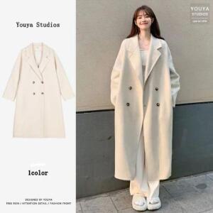 EAMT 여성 모직 코트 봄가을 스타일 EUNG