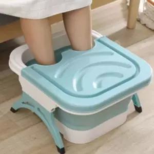 접이식 족욕기 롤링마사지 발마사지 휴대용 족탕기