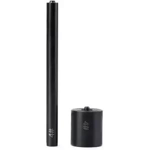 WUTA 아일렛 세팅 툴 매끄러운 블랙 그로멧 장착 가죽 공예용 리벳 세터 키트 4mm