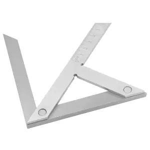 SASKATE 센터 파인더 라인 도구 스테인리스 스틸 마커 자 150x130mm 원형 플레이트 샤프트 각도 표시