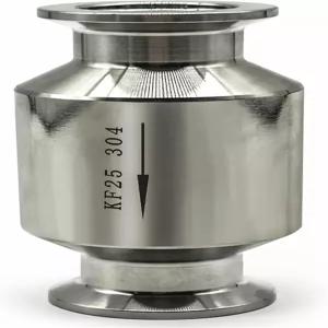 KF16 50 304 스테인리스 스틸 인라인 논 리턴 원웨이 체크 밸브 플랜지 30mm