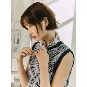 [국내백화점 매장정품] 빈폴 BEANPOLE LADIES 보카시 베스트 네이비 (BF535UC01R) BF535UC01R 124392