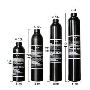 4500psi 소다 음료 가스 충전 병 300Bar 고압 공기 실린더 수족관 식물 CO2 탱크 다이빙 산소 스레드 M18 x