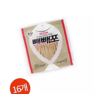 포담 먹기좋게 날씬한 빼빼어포 24g 16개 술안주