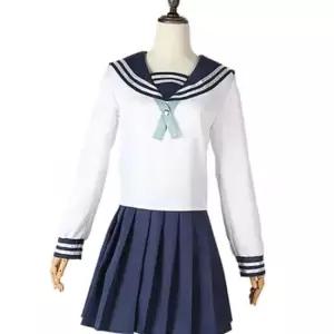 네이비 복고 유니폼 세라복 긴팔세트 교복 학생복