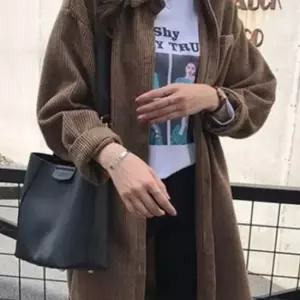 여성 골덴 자켓 여성 코듀로이 자켓 루즈핏 데일리 캐주얼 가을 폴리에스테르 가디건 코디 남방 골지
