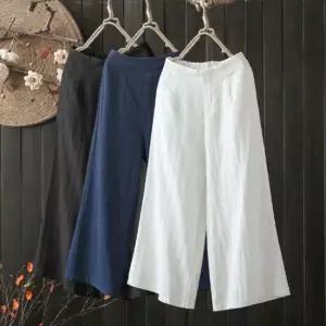 린넨바지 마바지 여름팬츠 여성 3컬러 썸머팬츠 와이드 부츠컷