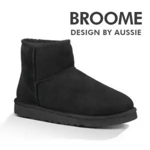도매신 BROOME 숏미들롱부츠 방한화 브룸로우 블랙