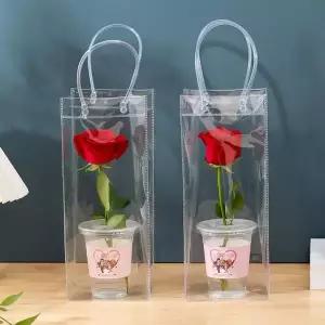 WL 샴페인 PVC 와인 칠링백 아이스버킷 보냉 쿨러 35cm