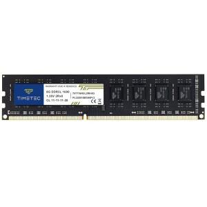 TIMETEC 8GB DDR3L / DDR3 1600MHZ (DDR3L-1600) PC3L-12800 PC3-12800 (PC3-12800U) NON-ECC UNBUFFERED 1.35V 1.5V CL11 2RX8 DUAL RANK 240 PIN UDIMM 데스크톱 PC 컴퓨터 메모리 RAM 모듈 업그레이드 (8GB)