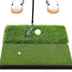 BIRDIEBLAST 프리미엄 골프 타격 매트 10MM 폼 패딩에 고무 뒷면 처리된 실내외 연습용 매트