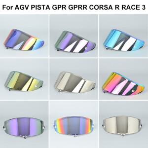 AGV PISTA GPR CORSA R RACE 3 헬멧 쉴드 Uv 보호 앞 유리 Casco 모토 액세서리 용 바이크 오토바이 바이저