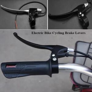 초경량 자전거 BMX 핸들, 알루미늄 합금, 와이어 전원 차단 스위치, 브레이크 전기 액세서리