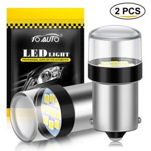 2pcs 자동차 Led P21W 1156 BA15S BAY15D 방향 지시등 전구 R5W R10W 램프 12V 6000K 흰색 빨간색 노란색