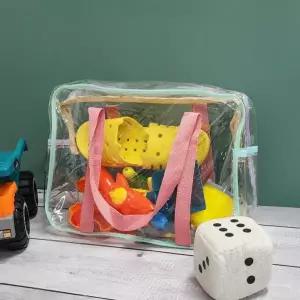 PVC 비치 가방 숄더백 L