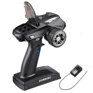 DumboRC X6 RC 송신기 2.4G 6CH (X6FG / X6F/ X6DC 수신기 포함) 자동차, 보트, 탱크, 차량 모델 장난감 부