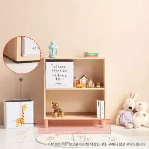 가구산책 2단 2칸 삼나무 낮은책장 LY600