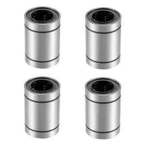HiPicco 선형 볼 베어링 LM25UU 25mm 모션 부싱 양면 고무 밀봉 로드 라이너 샤프트 부품 CNC 기계용 3D