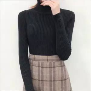 골지목폴라 여자 하이넥 터틀넥 이너티 따뜻한 목티 겨울