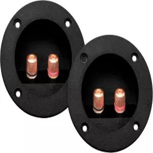 AICARS 3인치 스피커 박스 터미널 컵 스크류 타입 서브 2웨이 서브우퍼 바인딩 포스트 DIY 홈/카 스테레오