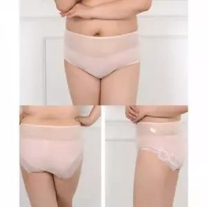 살짝 비치는 큰사이즈 노라인 레이스팬티