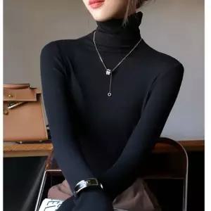 티셔츠 맨투맨 고급 슬림핏 여성 폴라티 터틀넥 목폴라티