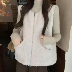 양털 뽀글이 조끼