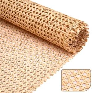 GDDGHS 라탄 대나무 웨빙 롤 24x60인치 천연 소재로 가구 수리 의자 장식 DIY 공예 홈 데코에 적합하며 폭