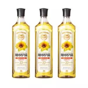 사조해표 해바라기유 900mL x 3병
