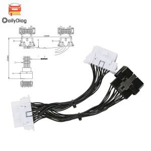 Obdii obd 2 1 ~ y 케이블 여성 16 핀 분배기 확장 자동차 커넥터 연장 어댑터