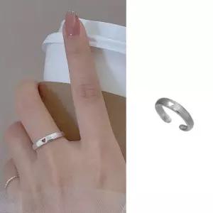 주얼리 펀칭 우정반지 없는 링 반지 패션 알레르기 커플링 오픈조절가능 하트