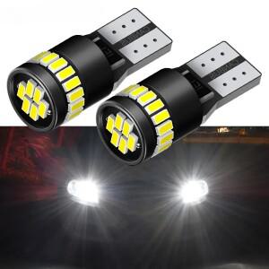 2개입 194 LED 전구 168 175 2825 W5W T10 24-SMD 3014 칩셋 6000K 백색 자동차 실내등, 도어등, 대시보드
