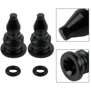 Magura EBT 자전거 티타늄 합금 볼트 사이클링 교체 액세서리 용 2pcs O-링이있는 블리드 나사