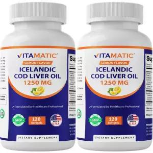 비타매틱 아이슬란드 대구 간유 캡슐 1250mg 240정 Vitamatic