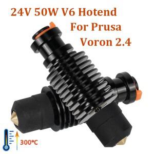 E3D V6 Hotend 24V 50W Voron 2.4 Prusa DDB 압출기 Ender 3 CR10 MK3S 프린터 J 헤드 용 세라믹 가열 코어