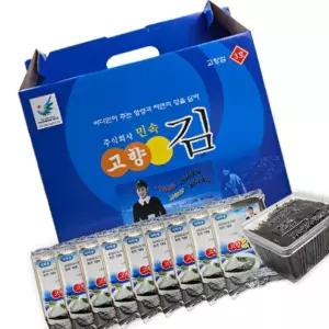 국내산 민속 고향김 3호 15gX10봉 선물세트 조미김 도시락김