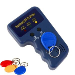 125KHz RFID 핸드 헬드 작가 복사기 EM4305 T5577 재기록 가능 읽기 EM4100/TK4100 ID Keyfobs 태그 카드
