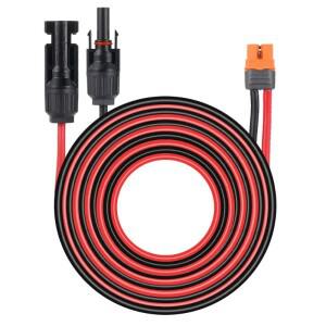 1/2/3M 태양광 커넥터-XT60I-F 어댑터 12AWG 케이블연결 패널 충전 케이블(태양광 발전기용 휴대용 전원 스