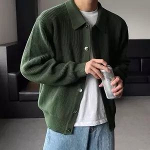 [하프클럽/알티피아]남자 집업 이너 자켓 가을 니트가디건 20대 남성 숄