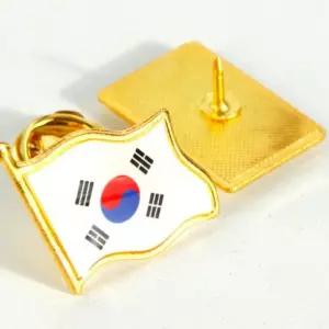 기념품 브로치 태극기와펜 외국인선물 굿즈 한국 미니 태극기