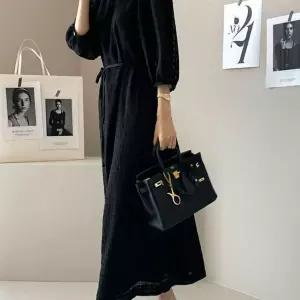 2컬러 은은 주름 우아한 클래식 봄 여름 롱원피스