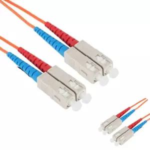마이한 피앤케이 광점퍼코드 광블 광패치 블선 커넥터 SC-SC-2C-멀티 20m