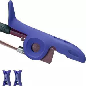 GJXINQU 바이올린 활 그립 교정기 홀더 스톱퍼 2개 포함 초보자용 교육 보조 도구인 비올라 홀드