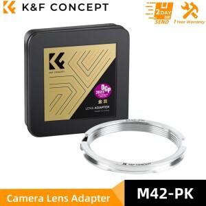 K&F CONCEPT M42 나사 렌즈용 마운트 어댑터 - 펜탁스호환 K 카메라용 K100D  그랑프리 호환)
