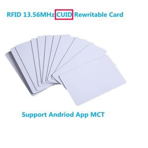 RFID 키체인 토큰 IC CUID 안드로이드 앱 MCT 수정 가능 13.56MHz 변경 1K S50 태그 카드 접착 스티커 블록
