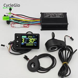 전기 스쿠터 자전거 전자 수리 36V 48V 60V 500W 25A 사인파 브러시리스 전동 컨트롤러 S866 컬러 LCD 디스