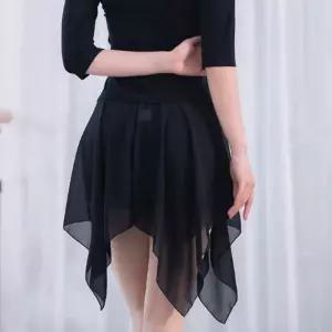 스커트 폴댄스 소재 필라테스 부드러운 발레 쉬폰