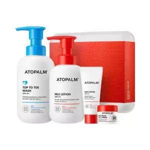 [선물기획] 아토팜 에센셜 세트(로션200ml+워시300ml)+(로션20ml+크림8ml)