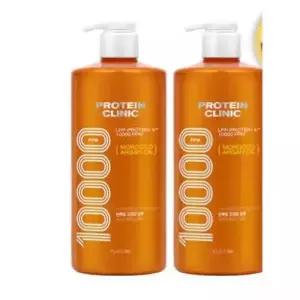 약산성 단백질 손상모케어 고영양 미용실 엘라스틴 프로틴클리닉 샴푸 1000ml 2개