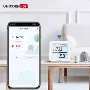 유니콘 스마트 무선 온습도계 LCD온습도센서 IOT WIFI